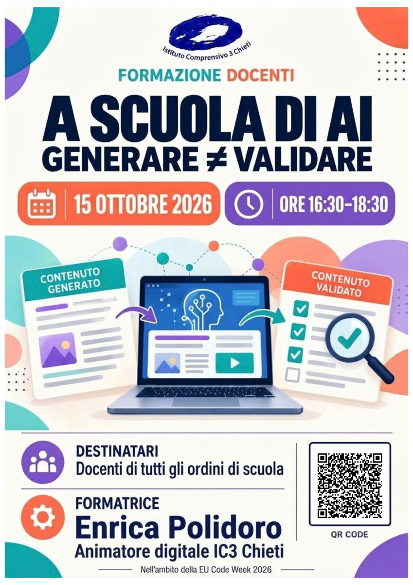 Code Week 2026 - Formazione docenti